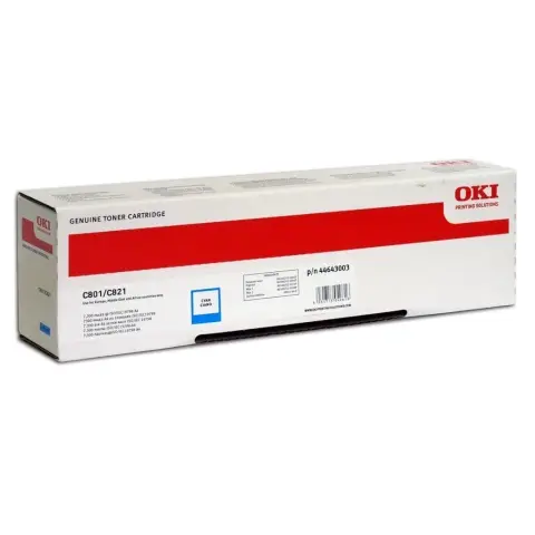 Toner OKI 44643003 Cyan do drukarek (Oryginalny)